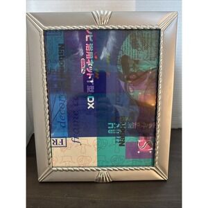 Vintage Loui Michel EP Metal Silver Tone Picture Photo Frame 8" X 10"